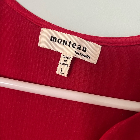 Red Monteau Dress - Picture 4 of 6